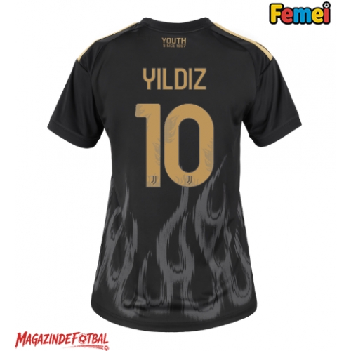 Juventus Kenan Yildiz #10 Tricou Fotbal Replică 2026-27 Femei Treilea Juventus Kenan Yildiz #10 Tricou Fotbal Replică 2026-27 Femei Treilea